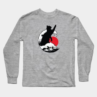 Cat Japanese Vintage Long Sleeve T-Shirt